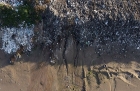 فاجعه بزرگ؛ کوه زباله در چند متری دریای کاسپین / گزارش تصویری